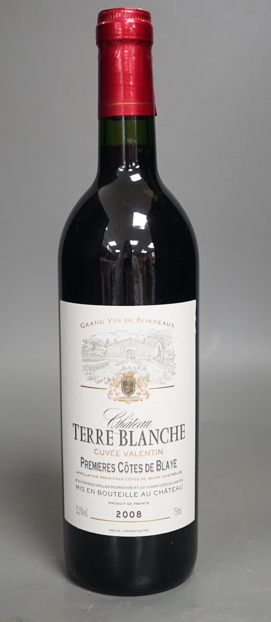 Twelve bottles of Chateau Terr-Blanche 